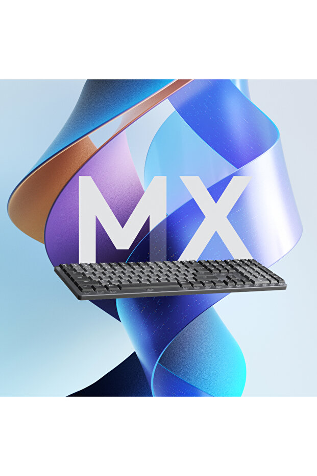 MX Mechanical Kablosuz Aydınlatmalı İngilizce Q Performans Klavyesi - Siyah - 9