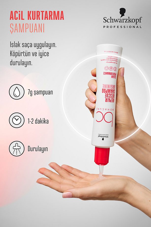 Bc Clean İşlem Görmüş ve Yıpranmış Saçlara Acil Kurtarma Şampuanı 250ml | Kırılmayı Azaltır - 4