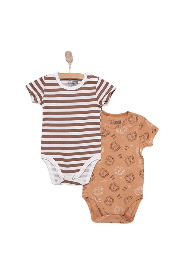HelloBaby Aslanlı 2'li Kısa Kol Body - 1