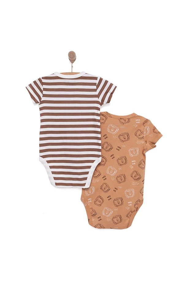 HelloBaby Aslanlı 2'li Kısa Kol Body - 2