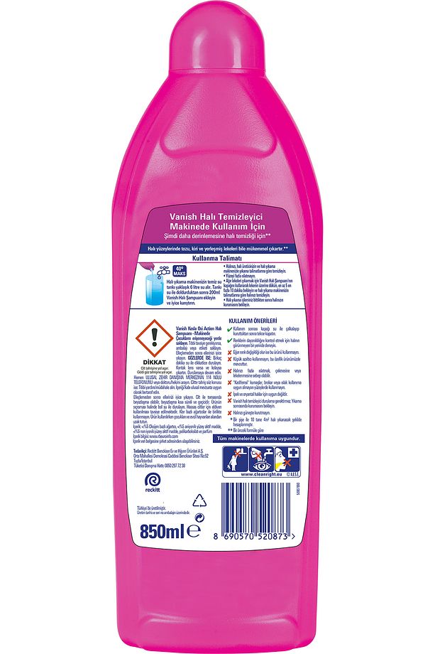 Kosla Halı Şampuanı Makinede Yıkama 2x850 ml - 8