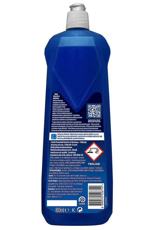 Bulaşık Makinesi  Parlatıcı & Kurutucu Sıvı 800 ml - 9