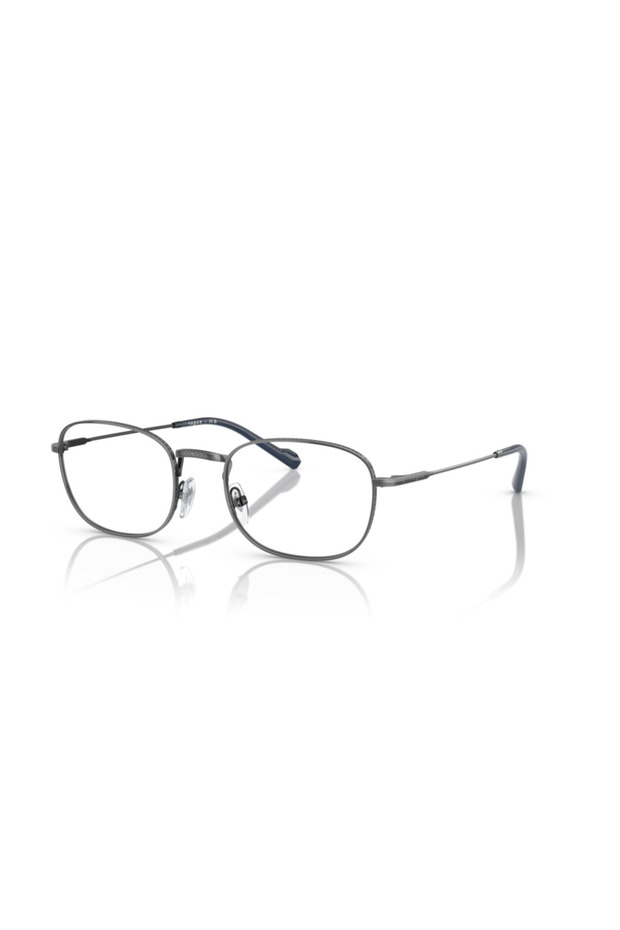 نظارة شمسية رجالية من ماركة PILLOW Optical - VO 4275 - مقاس العدسة: 52 مم - لون فضي عتيق
