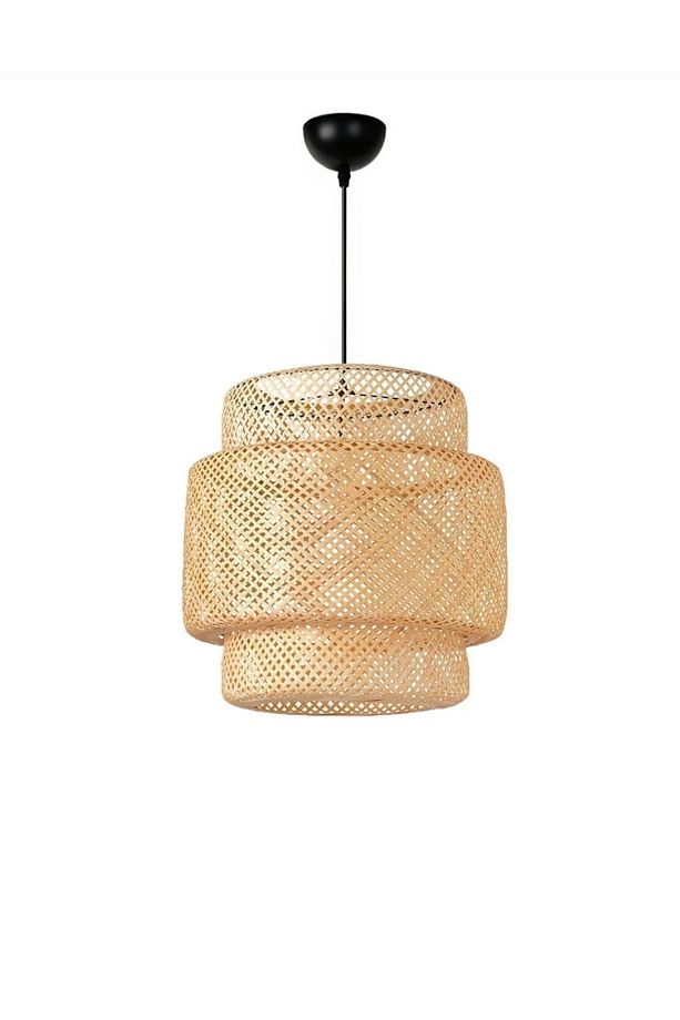 Bohem Rattan Bambu İskandinav Model Avize - 1