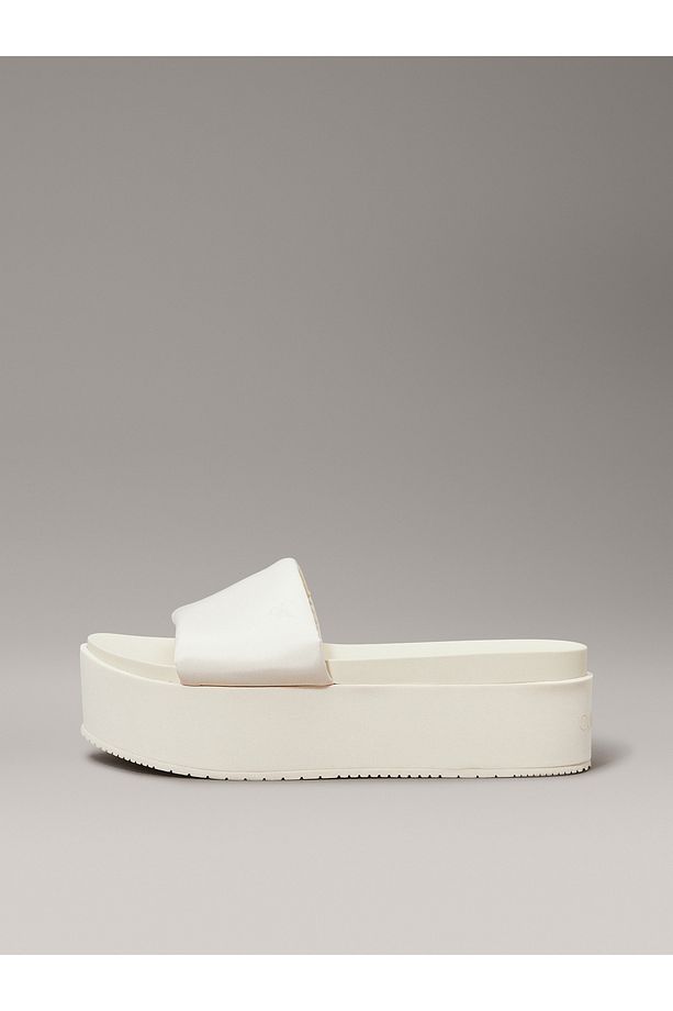 FLATFORM SANDAL SLIDE IN NYLON Terlik - 7