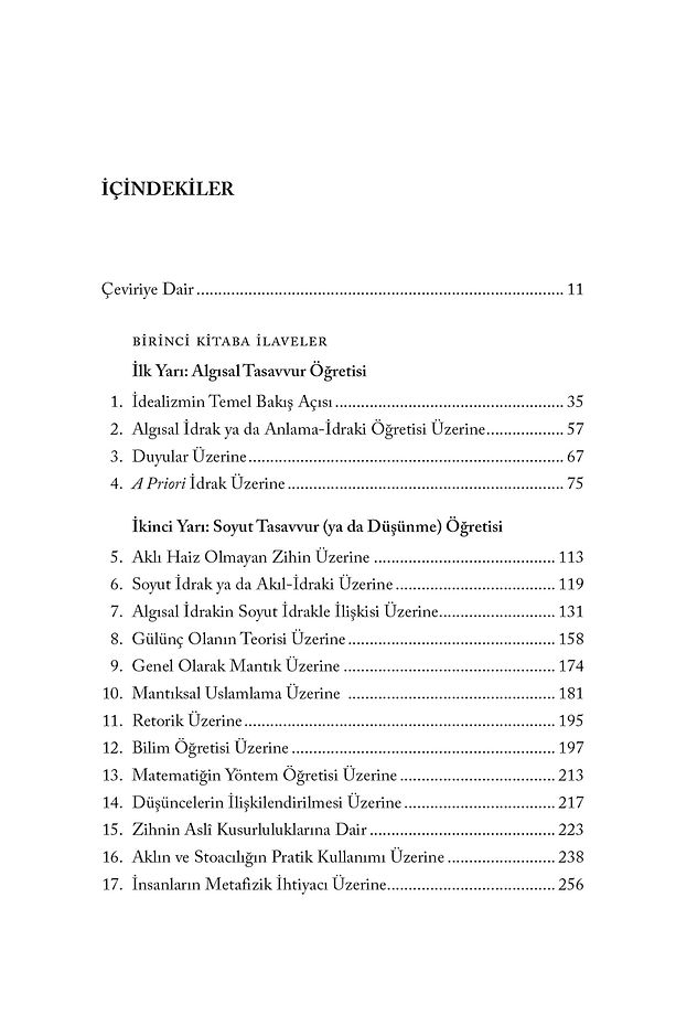 İsteme ve Tasavvur Olarak Dünya - II - 3