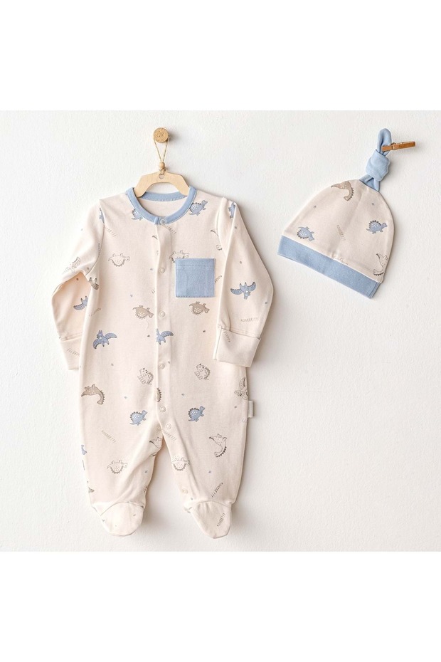 Baby Boy Romper Beige