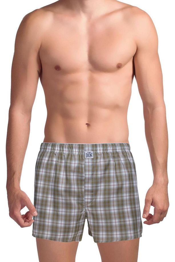 The Don Poplin Erkek Boxer Rustik Ekose - 1