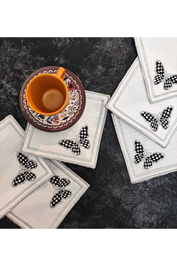 Presentation Napkin, Cocktail Napkin, Coffee Service Napkin, Coaster 6-Piece Presentation Napkin