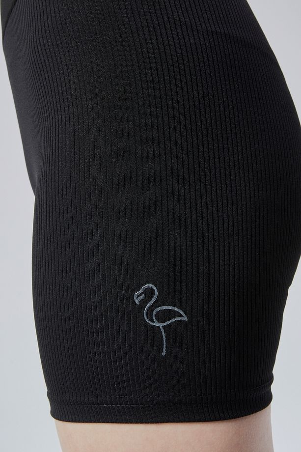 MoveOn Series Kadın Yüksek Bel Fitilli Biker Spor Şort - 9