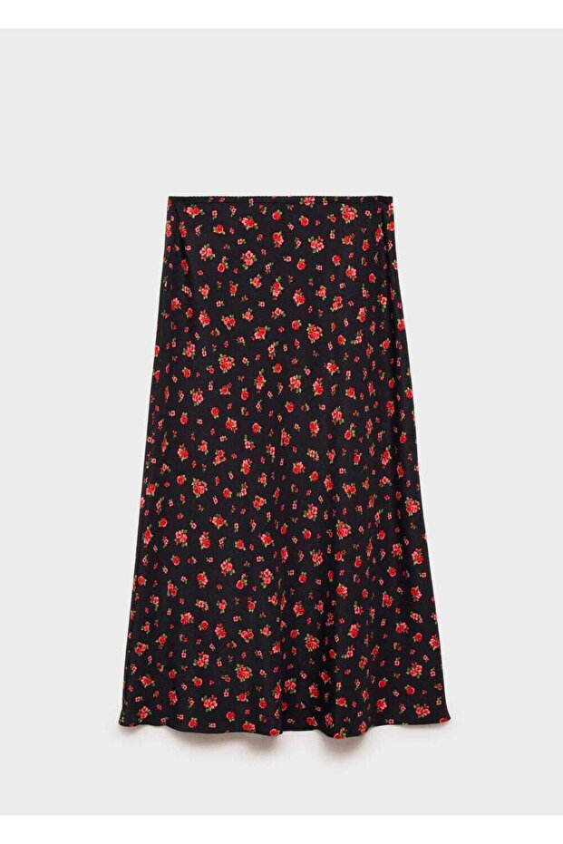 Uzun çiçekli evaze etek - 3