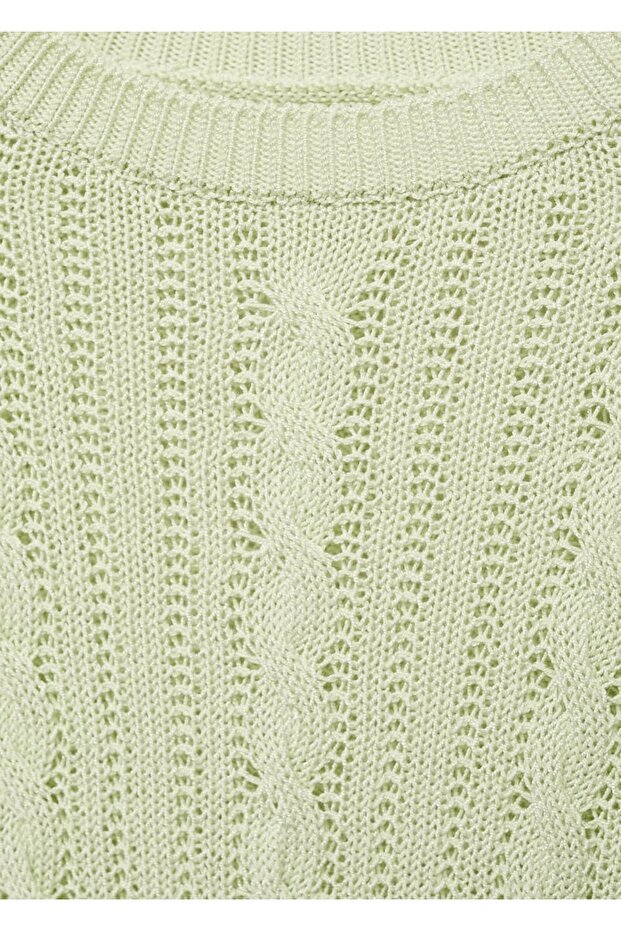 Kısa kollu triko kazak - 8