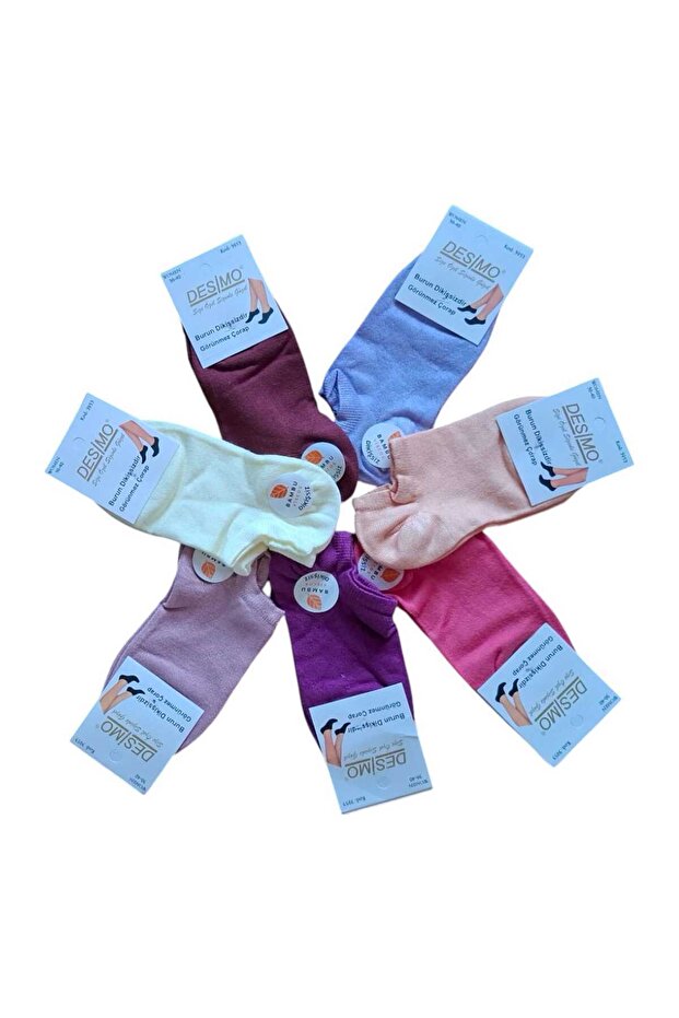 جوارب ديزيمو بامبو اللزجة غير المرئية، 7 قطع - 4