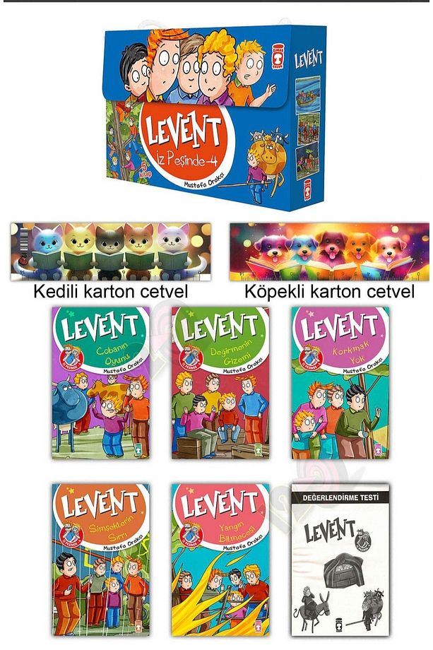 Levent Iz Peşinde Hikaye Seti 4 (9 YAŞ VE ÜZERİ) (5 KİTAP) - 1