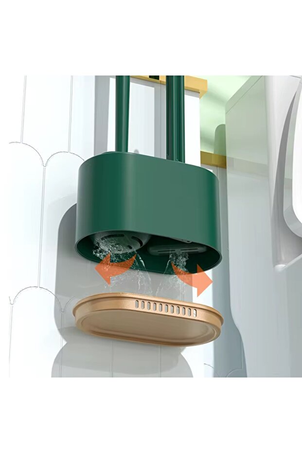 3 Çok Fonksiyonlu Banyo Mutfak WC Temizleme Fırçası Banya Asılabilir Fırça - 2