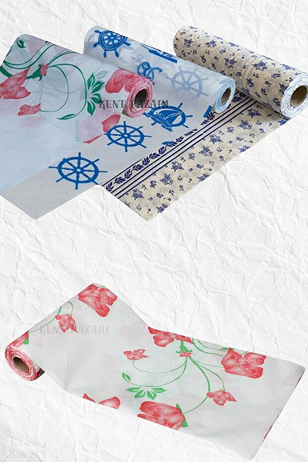 10 Adet Kullan At Masa Örtüsü Sıvı Geçirmez (1 RULO) Tek Kullanımlık 120x150 Cm Piknik Sofra Kağıdı - 5