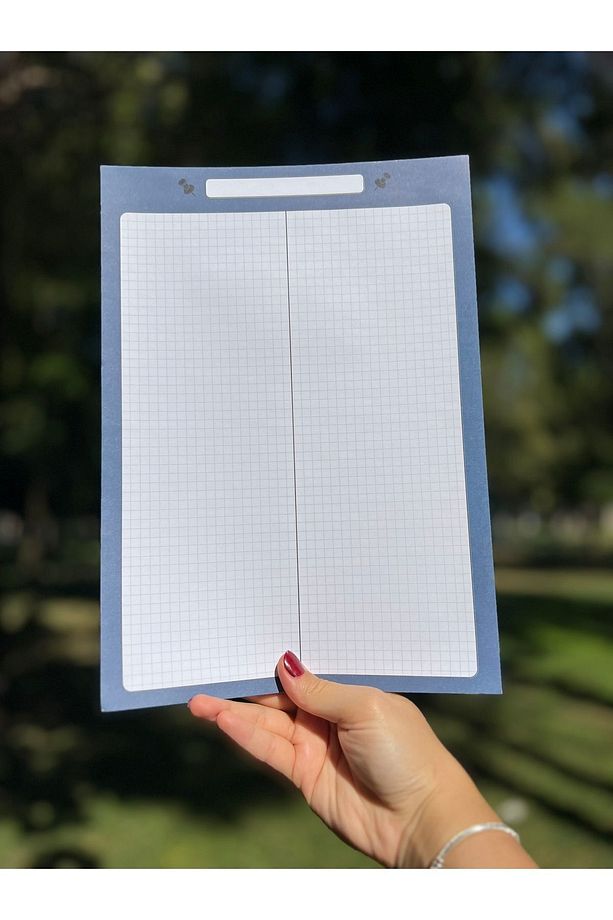 A4 Raptiye Desenli Notepad - Not Defteri - Bloknot (KARELİ) - 3