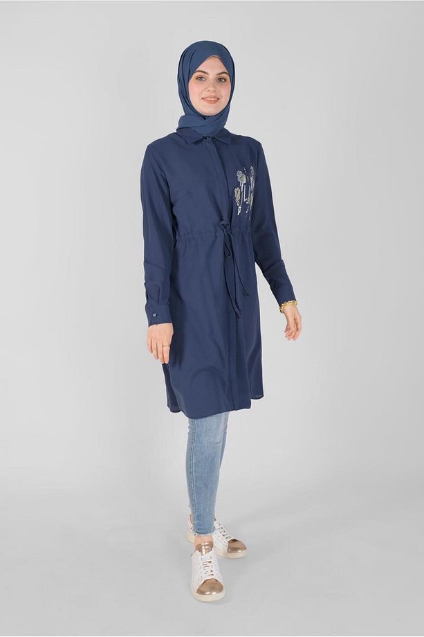 ÖNÜ BAĞCIKLI DÜĞMELİ TUNİK 40697 - 2