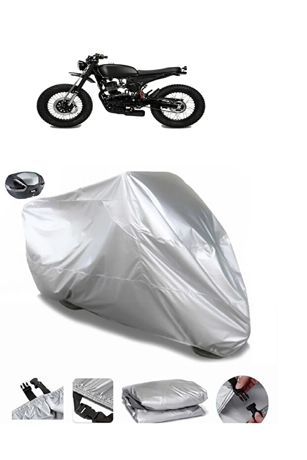 Mutt Mongrel 250 Ultra Thick Waterproof Motorcycle Tarpaulin Rear Bag Compatible