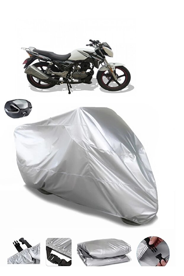Arora Ar 180-19 Ars Ultra Thick Waterproof Motorcycle Tarpaulin Rear Bag Compatible