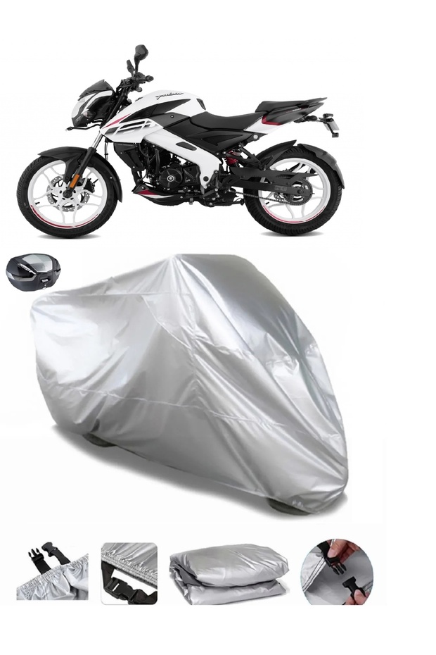 Bajaj Pulsar N 250 Ultra Thick Waterproof Motorcycle Tarpaulin Rear Bag Compatible