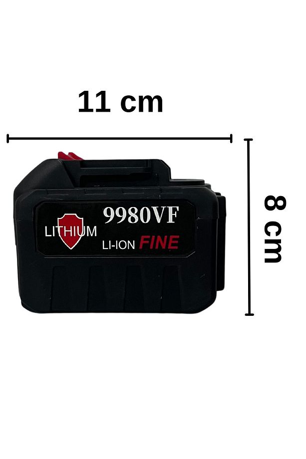 En Yeni Akü Şarjlı Yüksek Basınçlı Oto Araba Bahçe Yıkama Ve Temizleme Tabancası Makinesi Kırmızı - 5