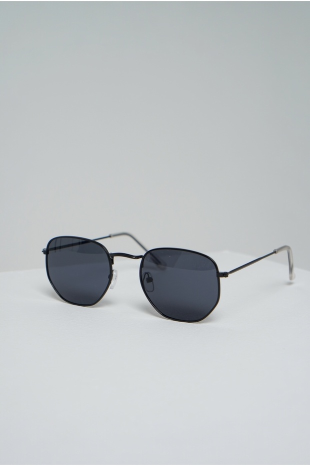 نظارات شمسية بإطار معدني سداسي - 4