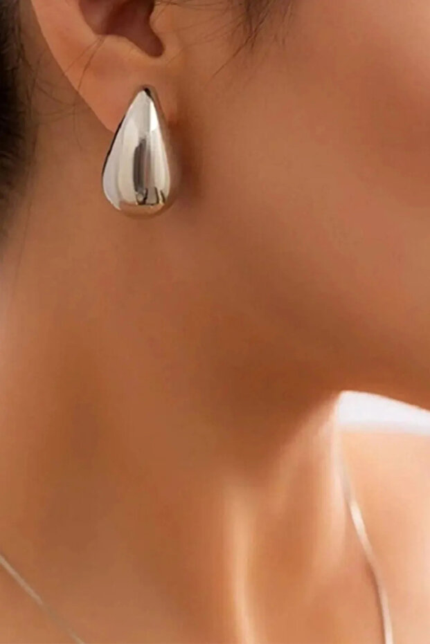 أقراط متدلية من الفضة - 2