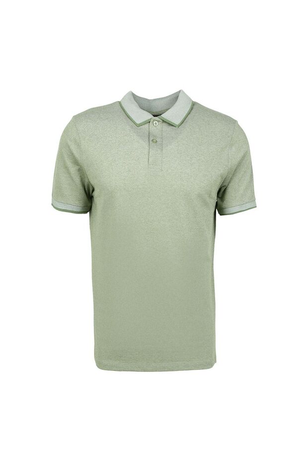 Altıny Yıldız Classics Green - White Men's Polo T-Shirt 4A9000000003