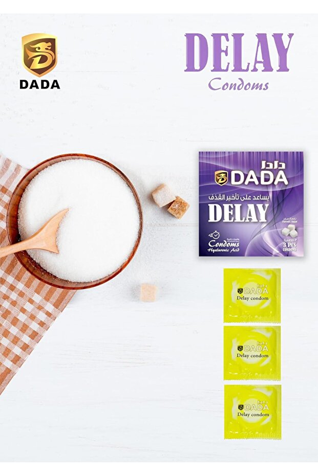 Delay Sugar Condoms 3's - 4