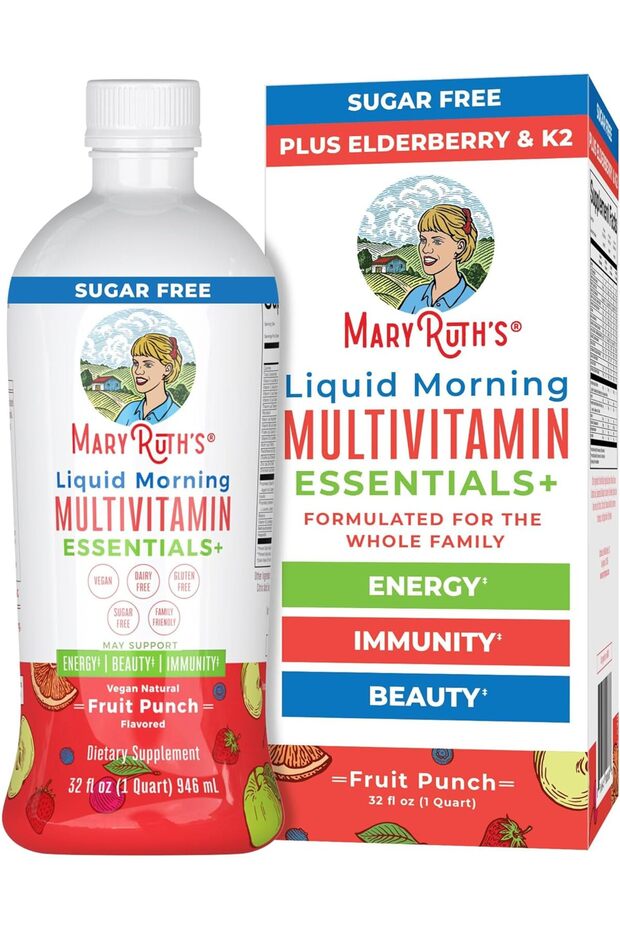 Mary Ruth's Multivitamin Essentials+ Fruit Punch 946ML