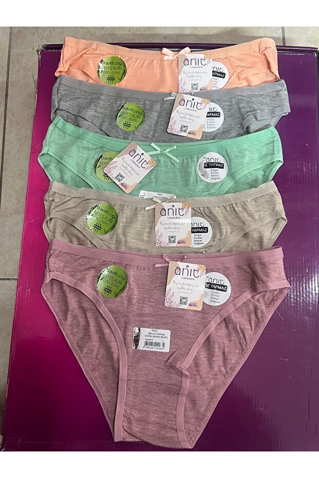 bambu nefes alan 5 li  asorti külot - 2