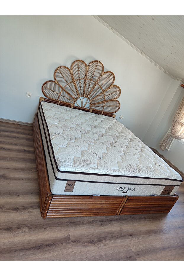 Bambu çift kişilik yatak başlığı - 3