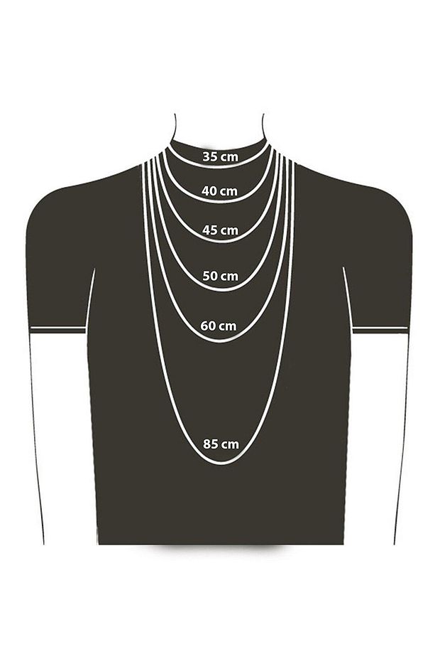 Minimal Haç Gümüş Kaplama Örme Zincir Kolye - 5