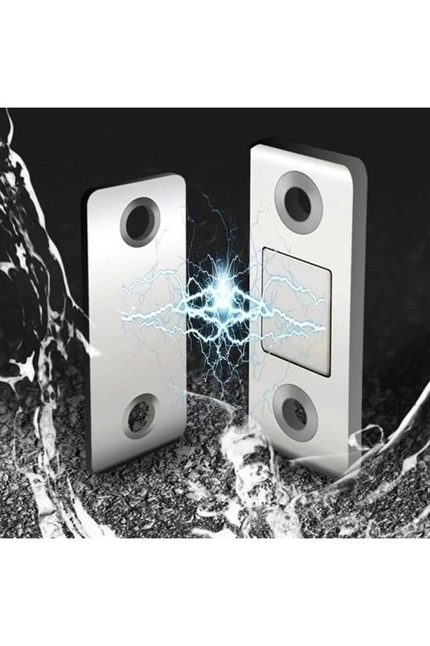 ® 2 Çift Çok Amaçlı Kapı Kapak Dolap Çekmece Mobilya Durdurucu Kapatıcı Mıknatıslar - 7