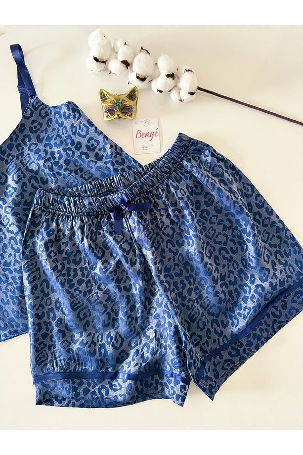 Leona Set Şort Pijama Takımı - 3