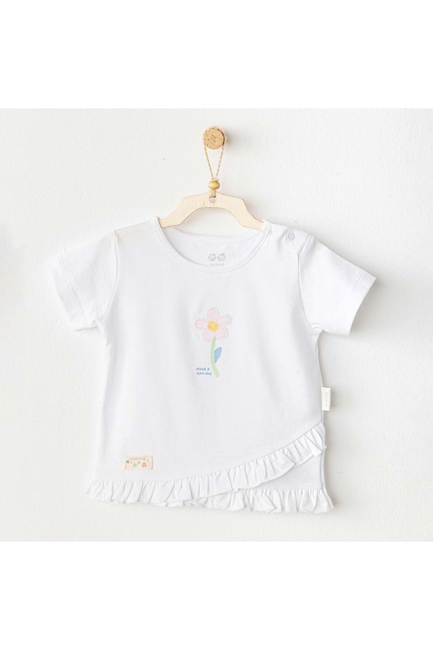 Ac25966 Casual Baby T-Shirt White