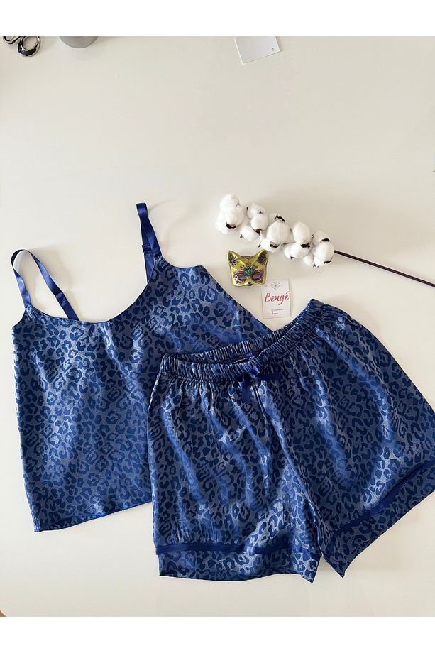 Leona Set Şort Pijama Takımı - 1