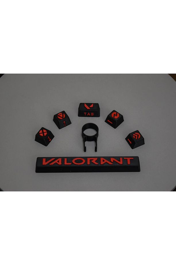 Valorant Keycaps Mekanik Klavye Tuşu - 6 Adet - 1