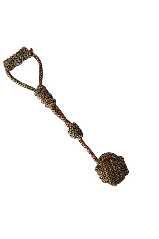 خيط تنظيف للكلاب قابل للغسل، لعبة مضغ، لعبة سحب الحبل، حجم كبير