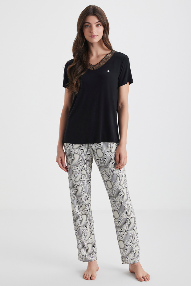 Mekane teksture set pidžama - 1