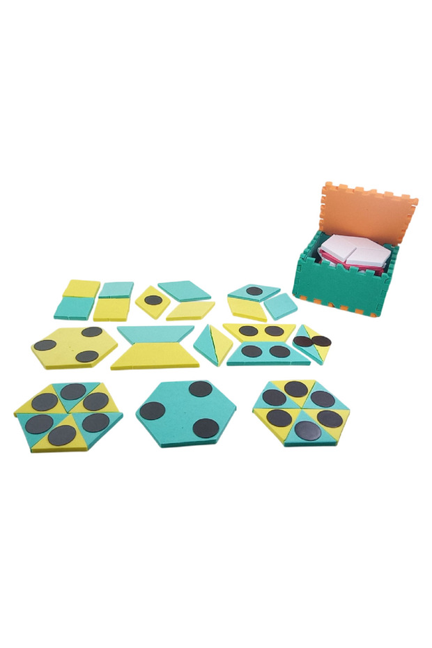 GEOMETRİK ÖRÜNTÜ BLOKLARI - MIKNATISLI - 3