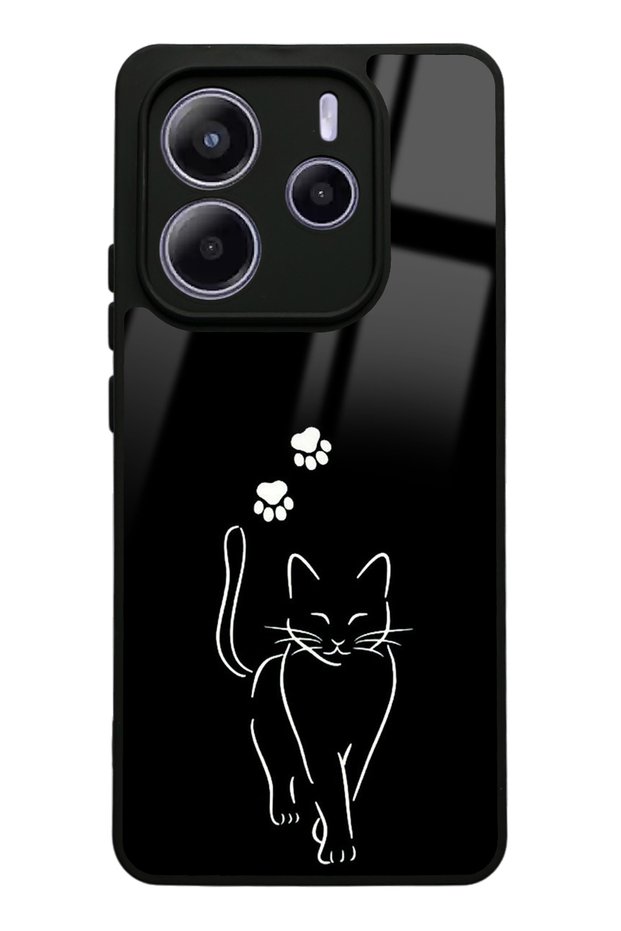 حافظة هاتف لامعة بتصميم باتيسيك لهاتف Xiaomi Redmi Note 14 5G