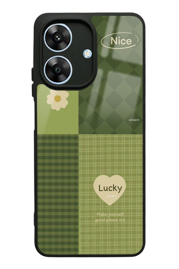 حافظة هاتف لامعة بتصميم Lucky لهاتف اوبو ريلمي نوت 60
