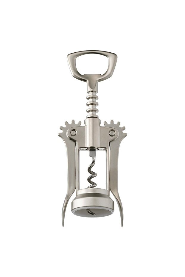 Ikea  IDEALISK Corkscrew, silver-colour/matt with bottle opener - 1