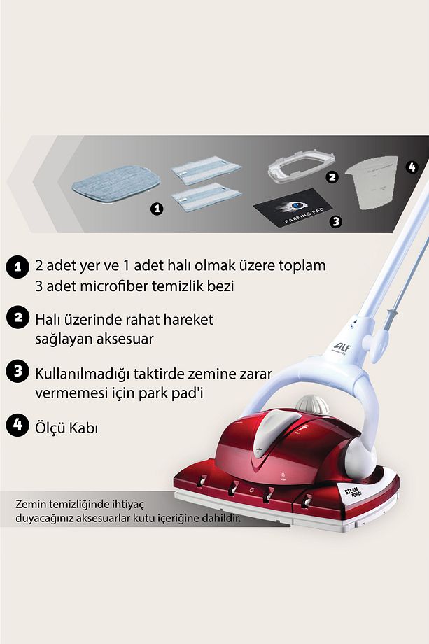 Bt 123 1200w Hero Basınçlı Buharlı Dik Temizleme Makinesi - 7