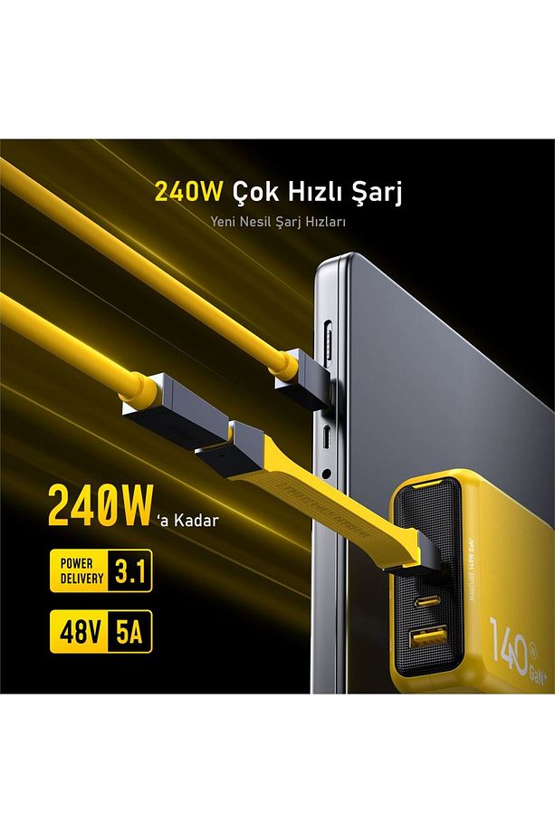 The Future 4-in-1 Type-c To Type-c 240w 40gbps Pd3.1 Usb4 8k Süper Hızlı Şarj-data Kablo Seti - 4