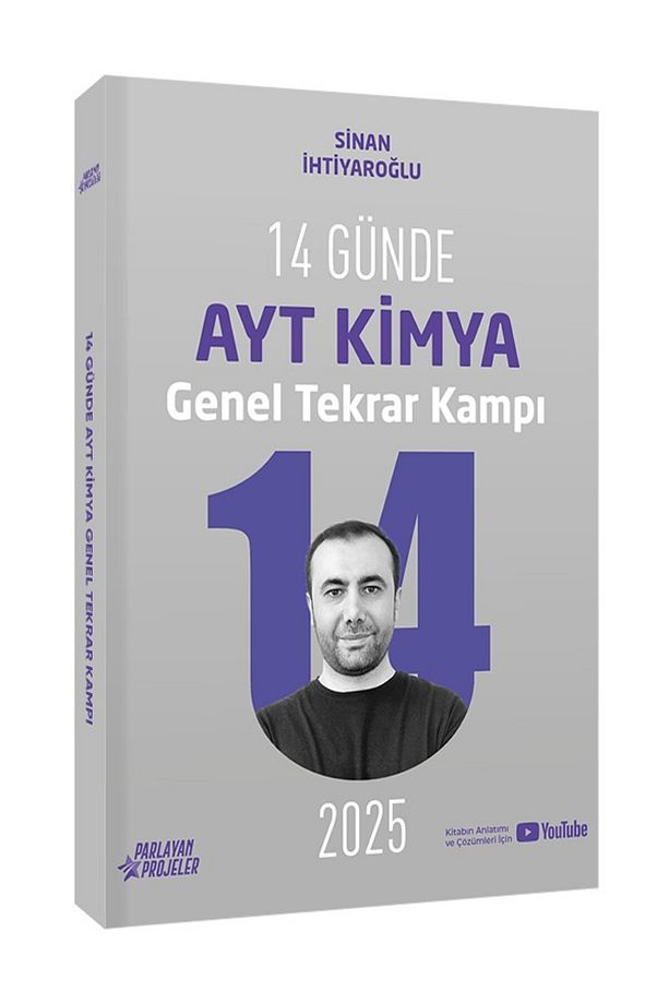 Sinan Ihtiyaroğlu 2025 14 Günde Ayt Kimya Genel Tekrar Kampı Video Ders Takip Kitabı - 1