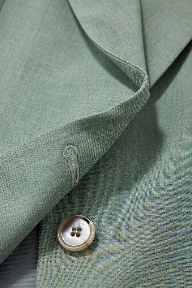 MİNT DÜĞMELİ CEKET - 5