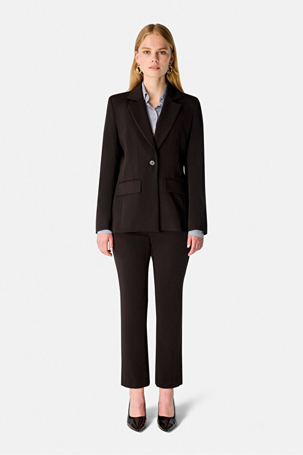 SİYAH DÜĞMELİ CEKET - 5